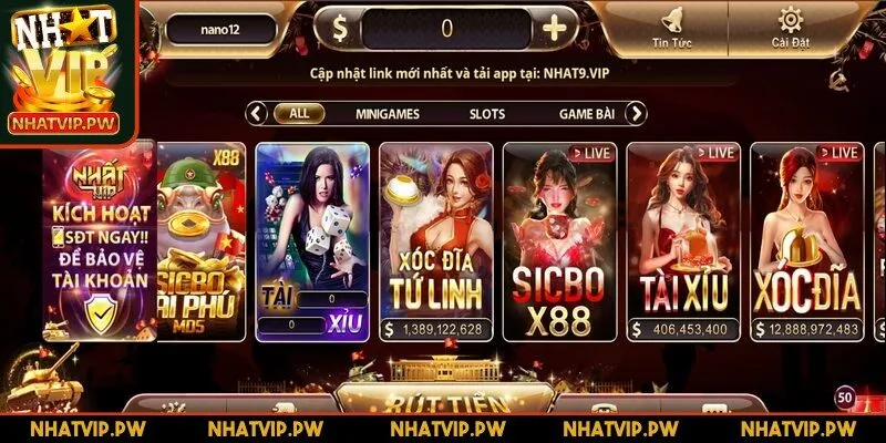 Giao diện Nhatvip vô cùng thân thiện với người dùng hiện đại