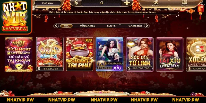 Casino Nhatvip là không gian trực tuyến mô phỏng sòng bạc đẳng cấp quốc tế